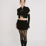 [releasing 12.09 12pm KST] Ribbon cape cardigan - threetimes