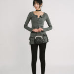 [releasing 12.09 12pm KST] Lolly picot cardigan - threetimes