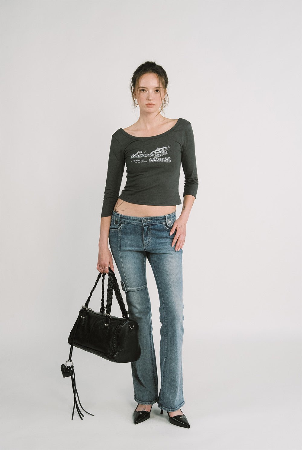 [releasing 12.09 12pm KST] Ava bootcut jeans - threetimes