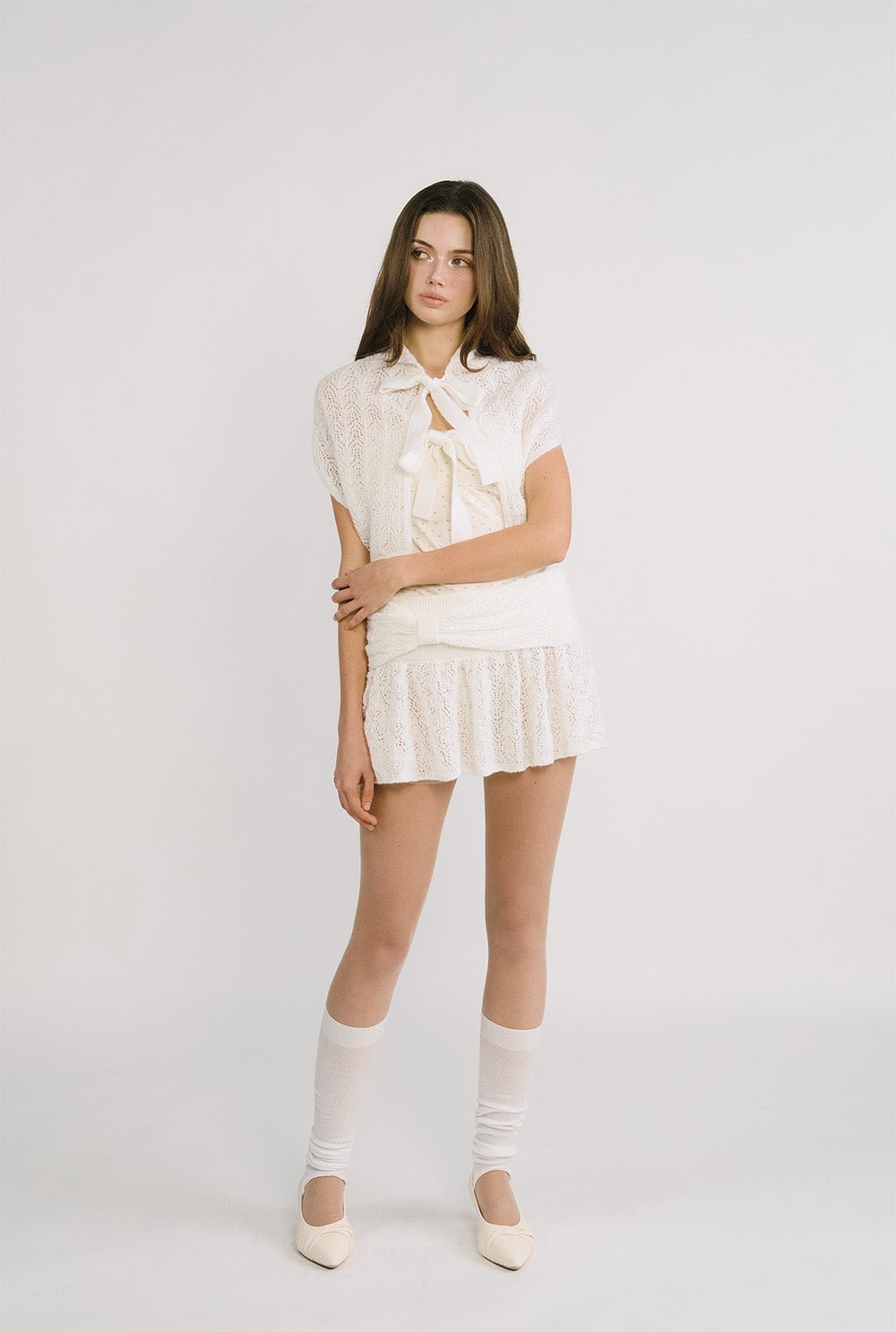 [releasing 12.09 12pm KST] Ribbon bouquet skirt - threetimes