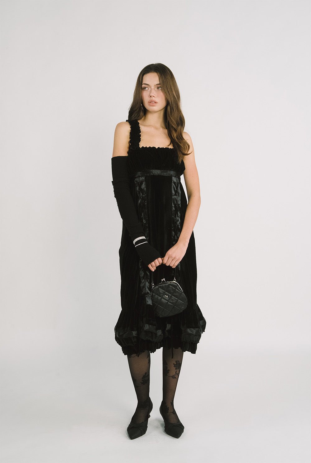 [releasing 12.09 12pm KST] Agatha velvet dress - threetimes