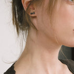 [releasing 12.09 12pm KST] Mini bow earrings - threetimes