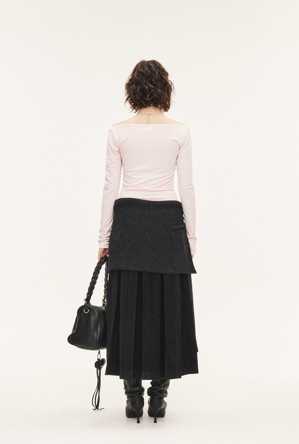 [releasing 09.18 12pm KST] Classic pleats skirt - threetimes