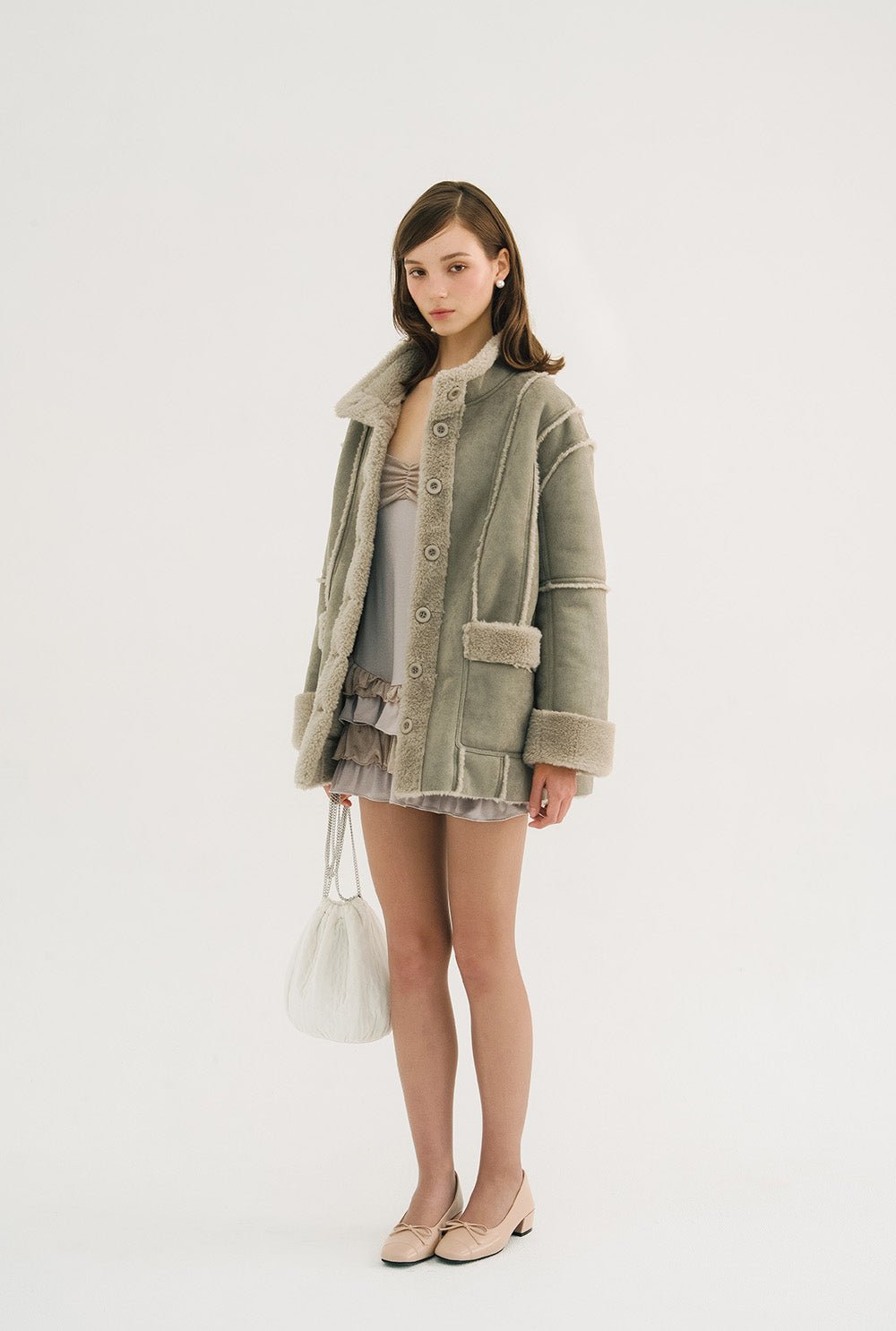 [releasing 10.30 12pm KST] Angelic fur jacket - threetimes