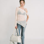 [releasing 12.09 12pm KST] Lace drape top - threetimes