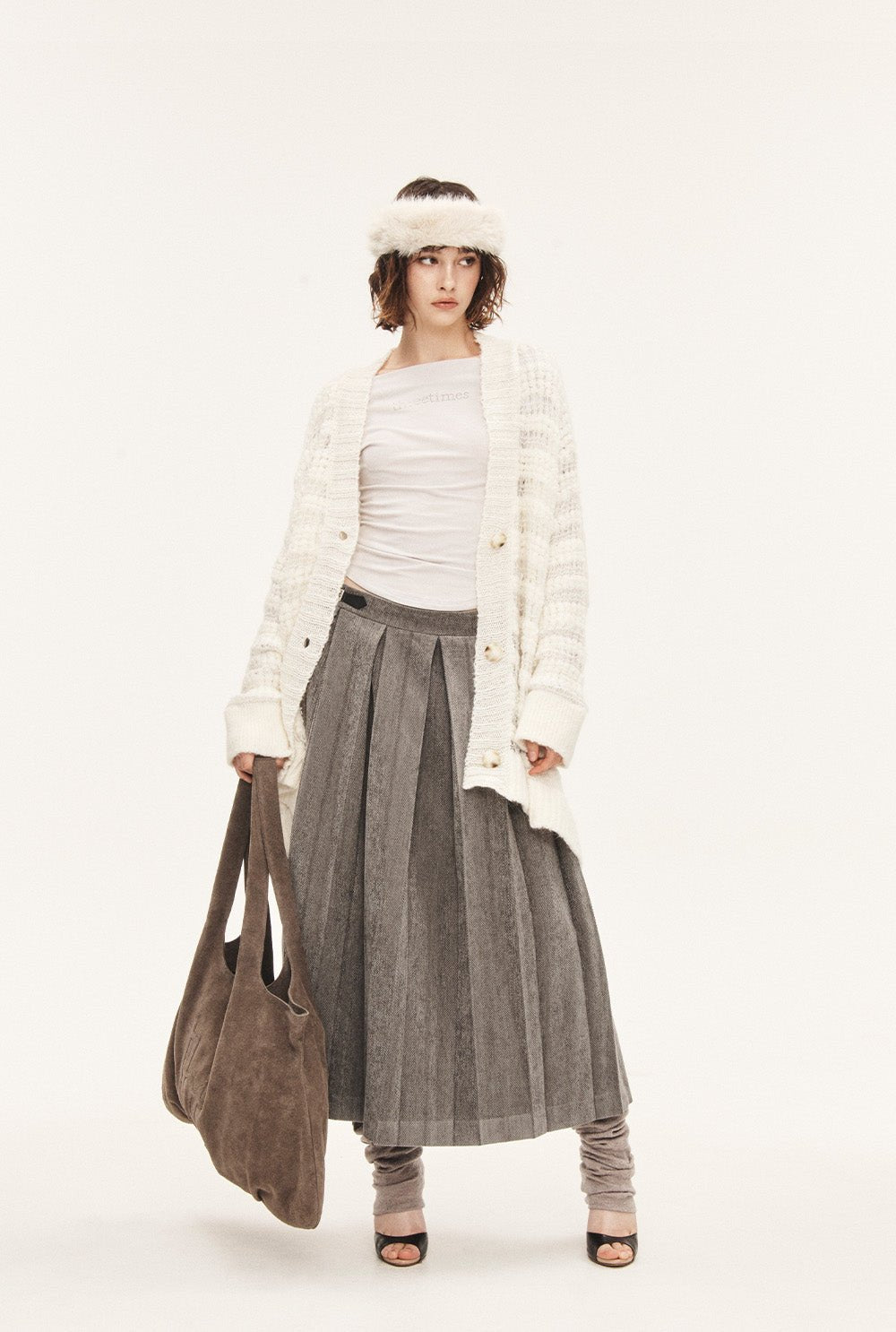 [releasing 09.18 12pm KST] Classic pleats skirt - threetimes