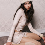 [releasing 09.18 12pm KST] Lace garter top - threetimes