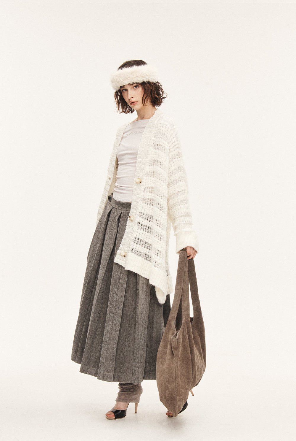 [releasing 09.18 12pm KST] Classic pleats skirt - threetimes