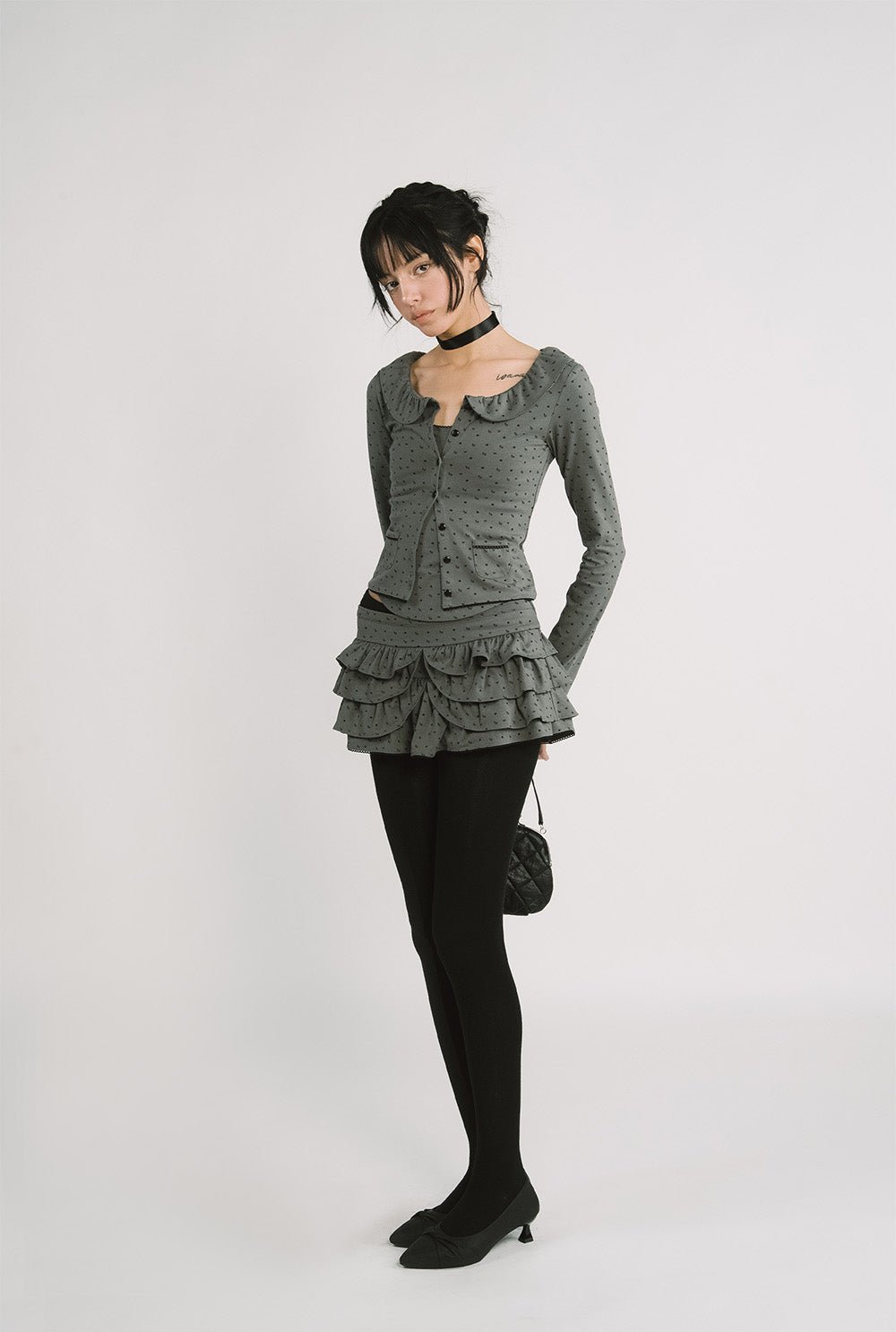 [releasing 12.09 12pm KST] Lolly picot cardigan - threetimes