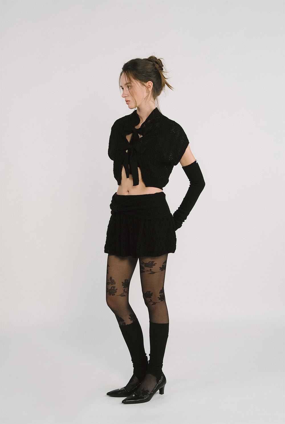 [releasing 12.09 12pm KST] Ribbon bouquet skirt - threetimes