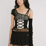 [releasing 12.09 12pm KST] Loew pleats skirt - threetimes