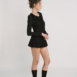 [releasing 12.09 12pm KST] Snow ruffle top - threetimes