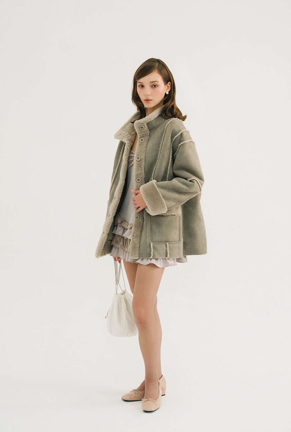 [releasing 10.30 12pm KST] Angelic fur jacket - threetimes