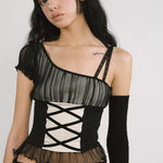 [releasing 12.09 12pm KST] Loew pleats skirt - threetimes