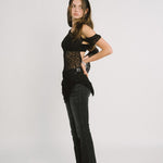 [releasing 12.09 12pm KST] Lace drape top - threetimes