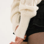 [releasing 10.30 12pm KST] Creamy knit bolero - threetimes