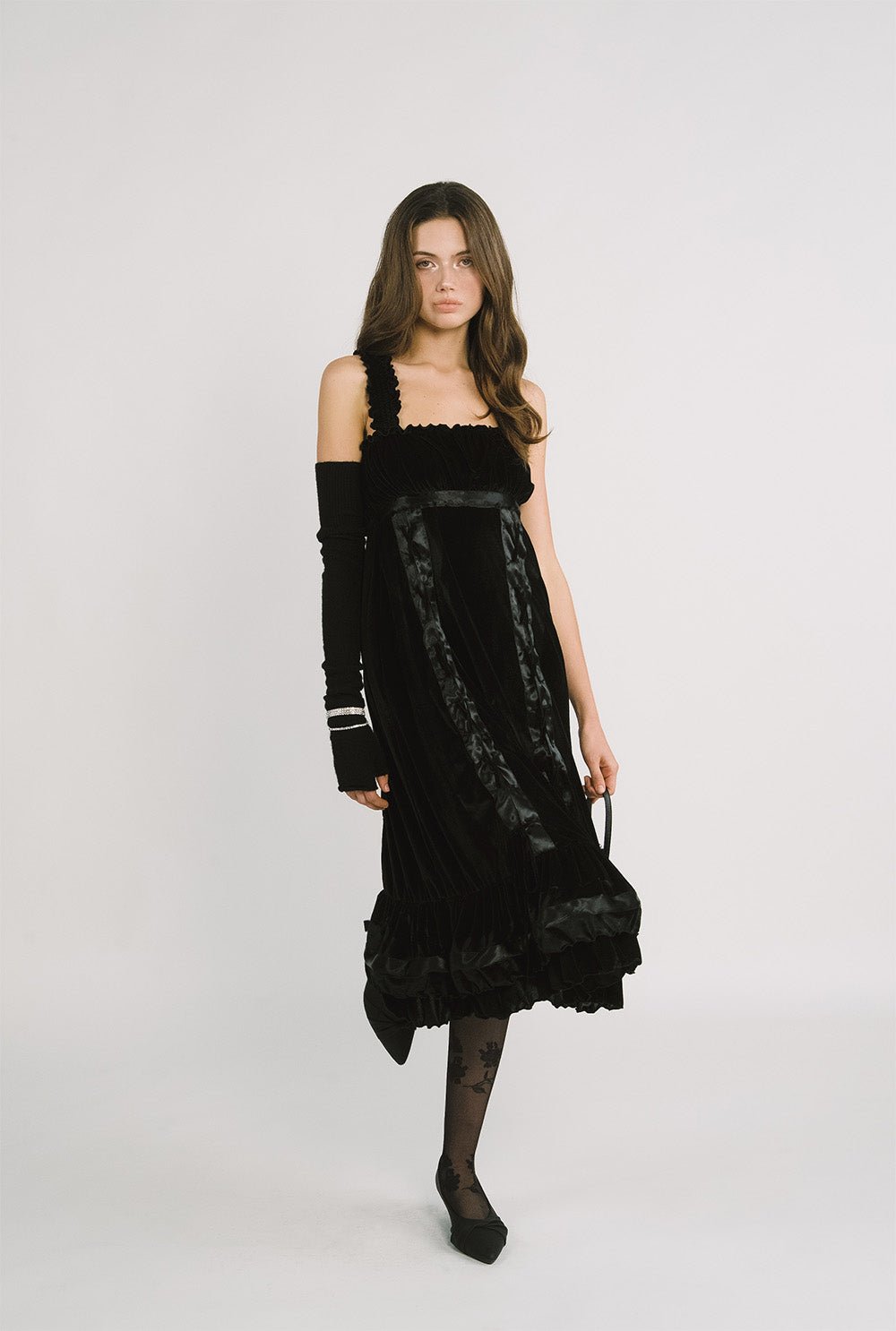 [releasing 12.09 12pm KST] Agatha velvet dress - threetimes