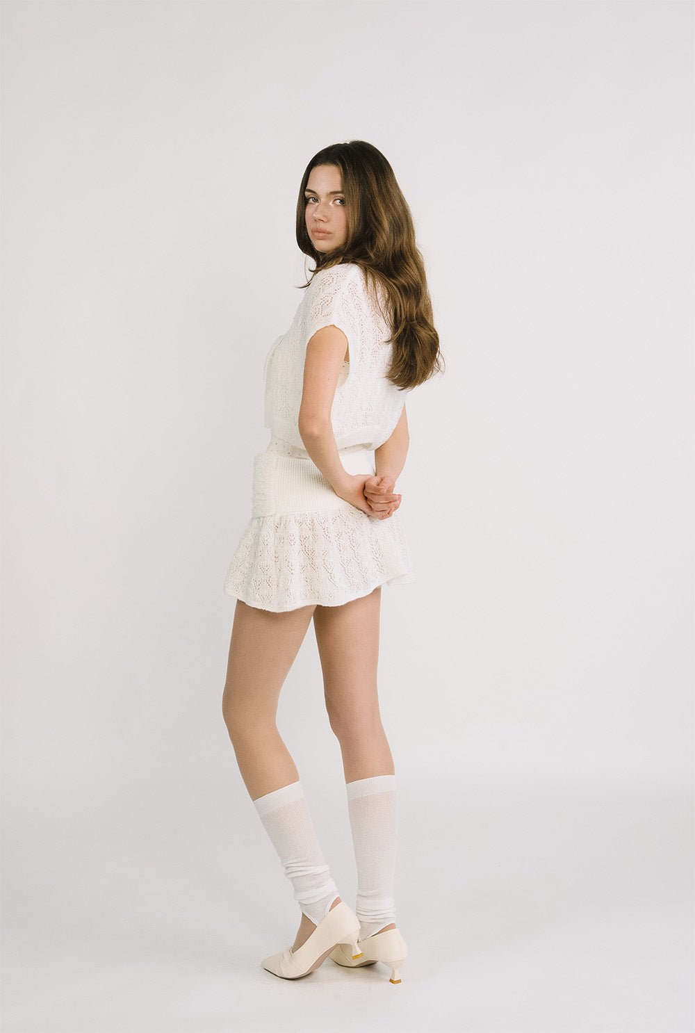 [releasing 12.09 12pm KST] Ribbon bouquet skirt - threetimes