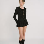 [releasing 12.09 12pm KST] Snow ruffle top - threetimes