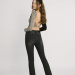 5501 Bootcut black jeans - threetimes