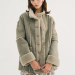 [releasing 10.30 12pm KST] Angelic fur jacket - threetimes