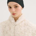 [releasing 10.30 12pm KST] Ribbon tie fur jacket - threetimes