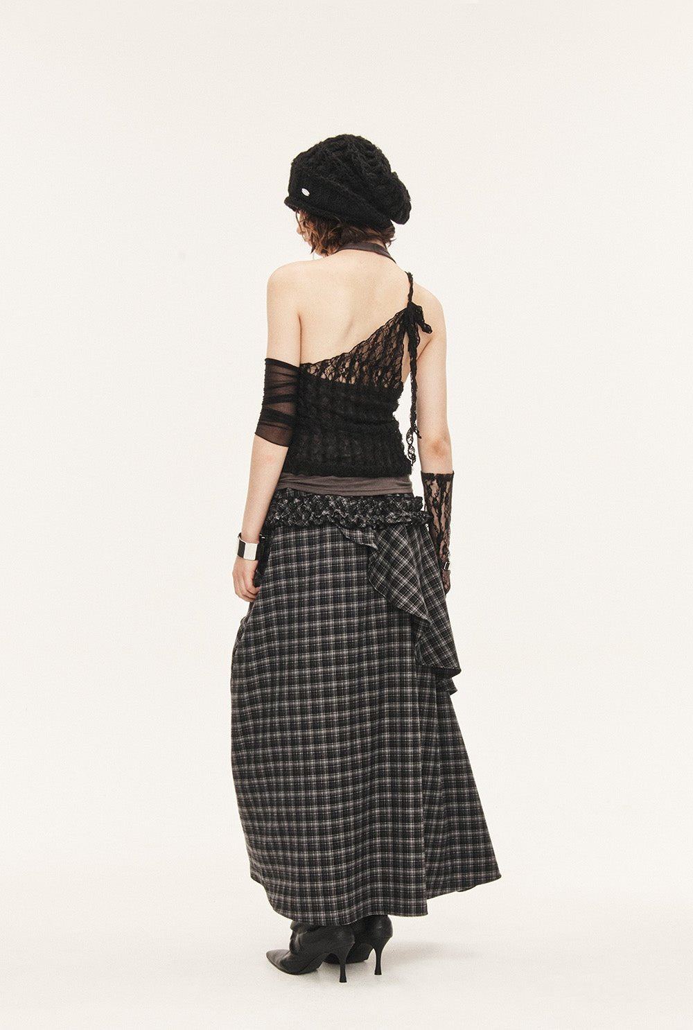 [releasing 09.18 12pm KST] Tartan soup skirt - threetimes