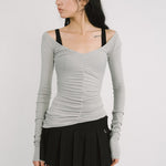 [releasing 12.09 12pm KST] Hush slim tee - threetimes