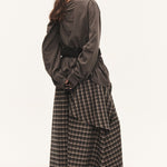 [releasing 09.18 12pm KST] Tartan soup skirt - threetimes