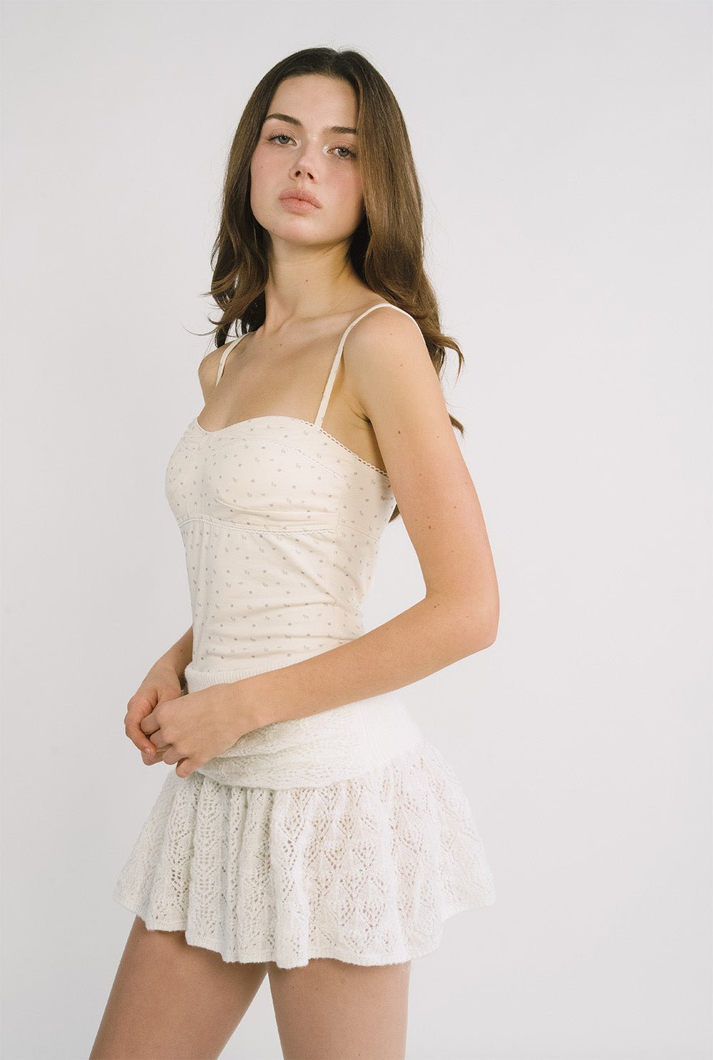 [releasing 12.09 12pm KST] Lolly picot top - threetimes