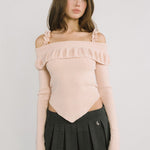 [releasing 12.09 12pm KST] Loew pleats skirt - threetimes