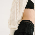 [releasing 10.30 12pm KST] Creamy knit bolero - threetimes