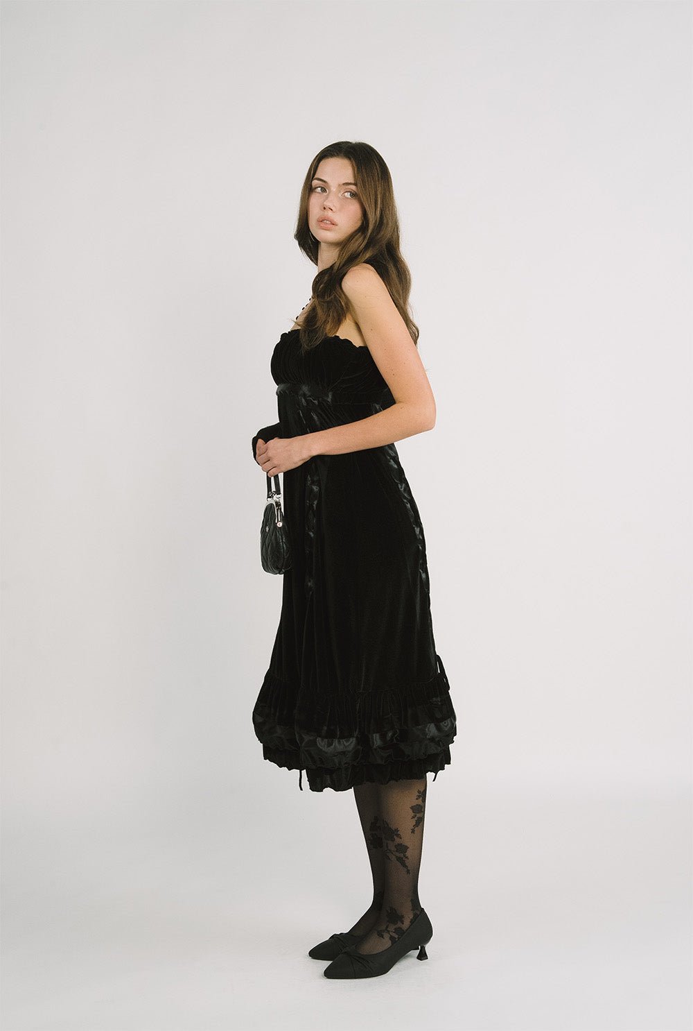 [releasing 12.09 12pm KST] Agatha velvet dress - threetimes