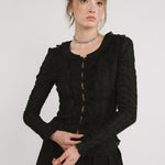 [releasing 12.09 12pm KST] Snow ruffle top - threetimes