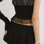 [releasing 12.09 12pm KST] Loew pleats skirt - threetimes