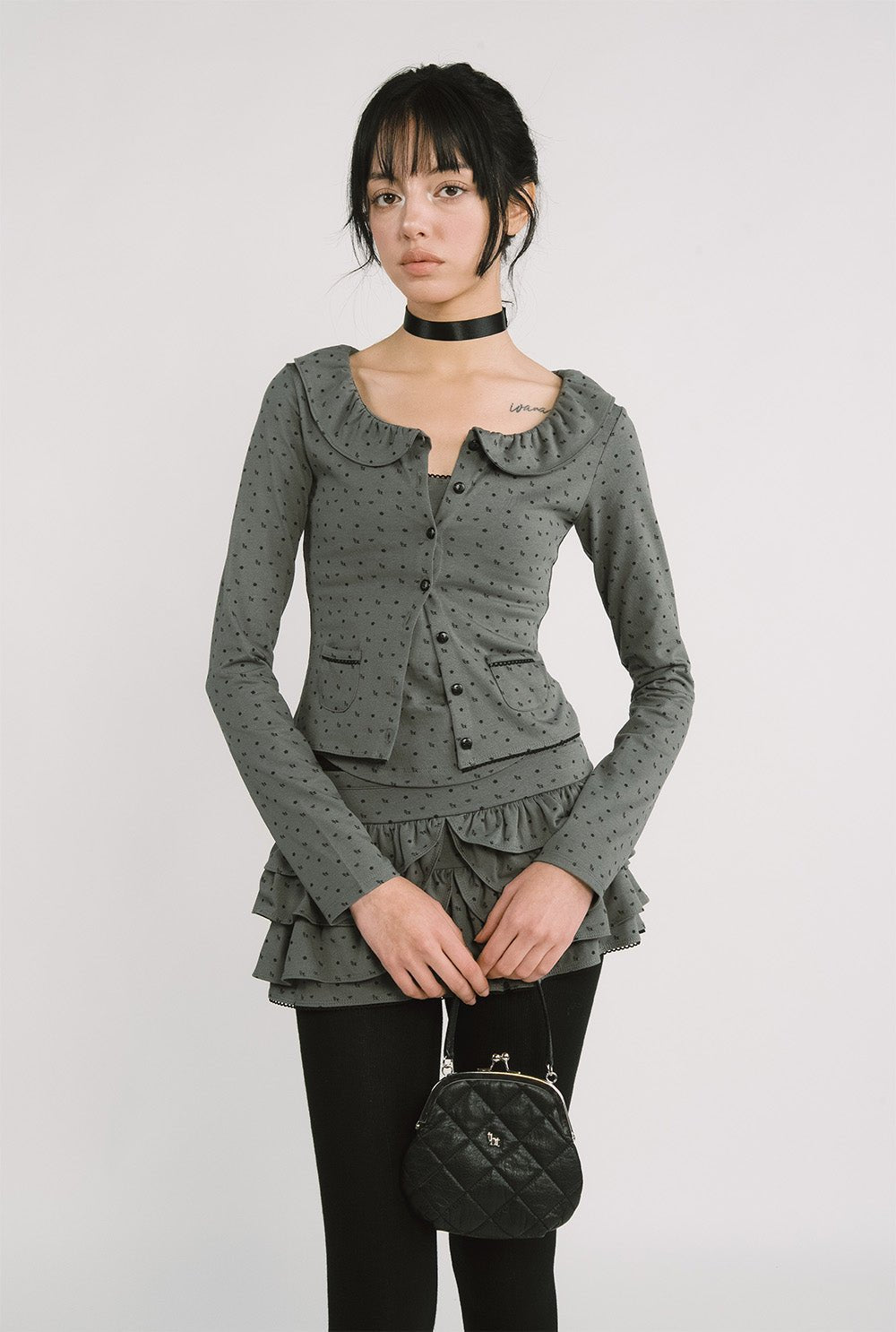 [releasing 12.09 12pm KST] Lolly picot cardigan - threetimes