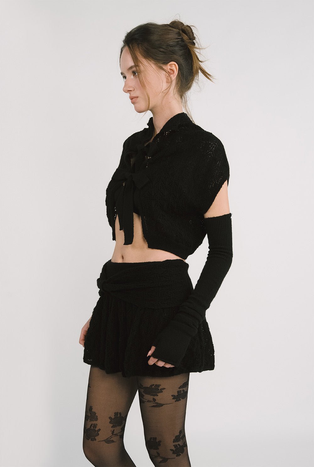 [releasing 12.09 12pm KST] Ribbon cape cardigan - threetimes