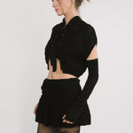 [releasing 12.09 12pm KST] Ribbon cape cardigan - threetimes