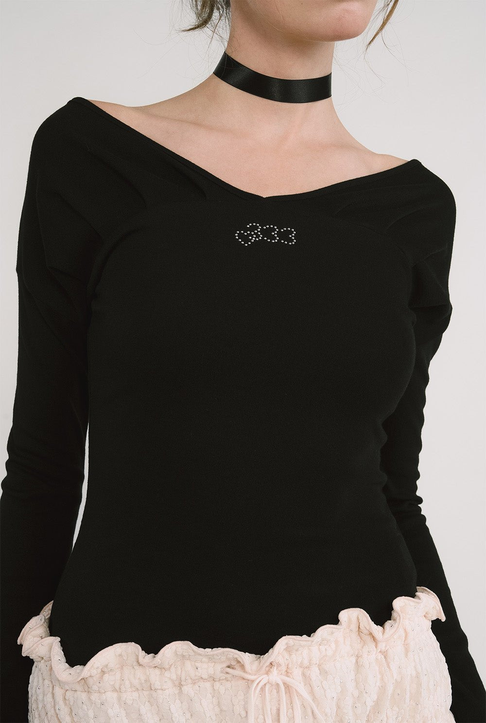 [releasing 12.09 12pm KST] Rose jewel top - threetimes