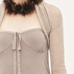 [releasing 09.18 12pm KST] Crepe tube top - threetimes