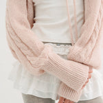 [releasing 10.30 12pm KST] Creamy knit bolero - threetimes