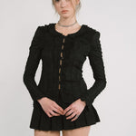 [releasing 12.09 12pm KST] Snow ruffle top - threetimes