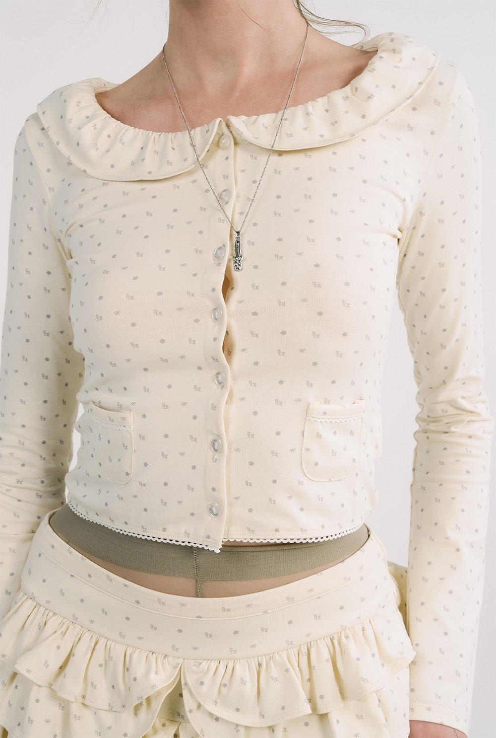 [releasing 12.09 12pm KST] Lolly picot cardigan - threetimes