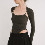 [releasing 12.09 12pm KST] Evelyn lace top - threetimes