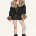 [releasing 09.30 12pm KST] Hug fur jacket - threetimes