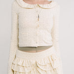 [releasing 12.09 12pm KST] Lolly picot cardigan - threetimes