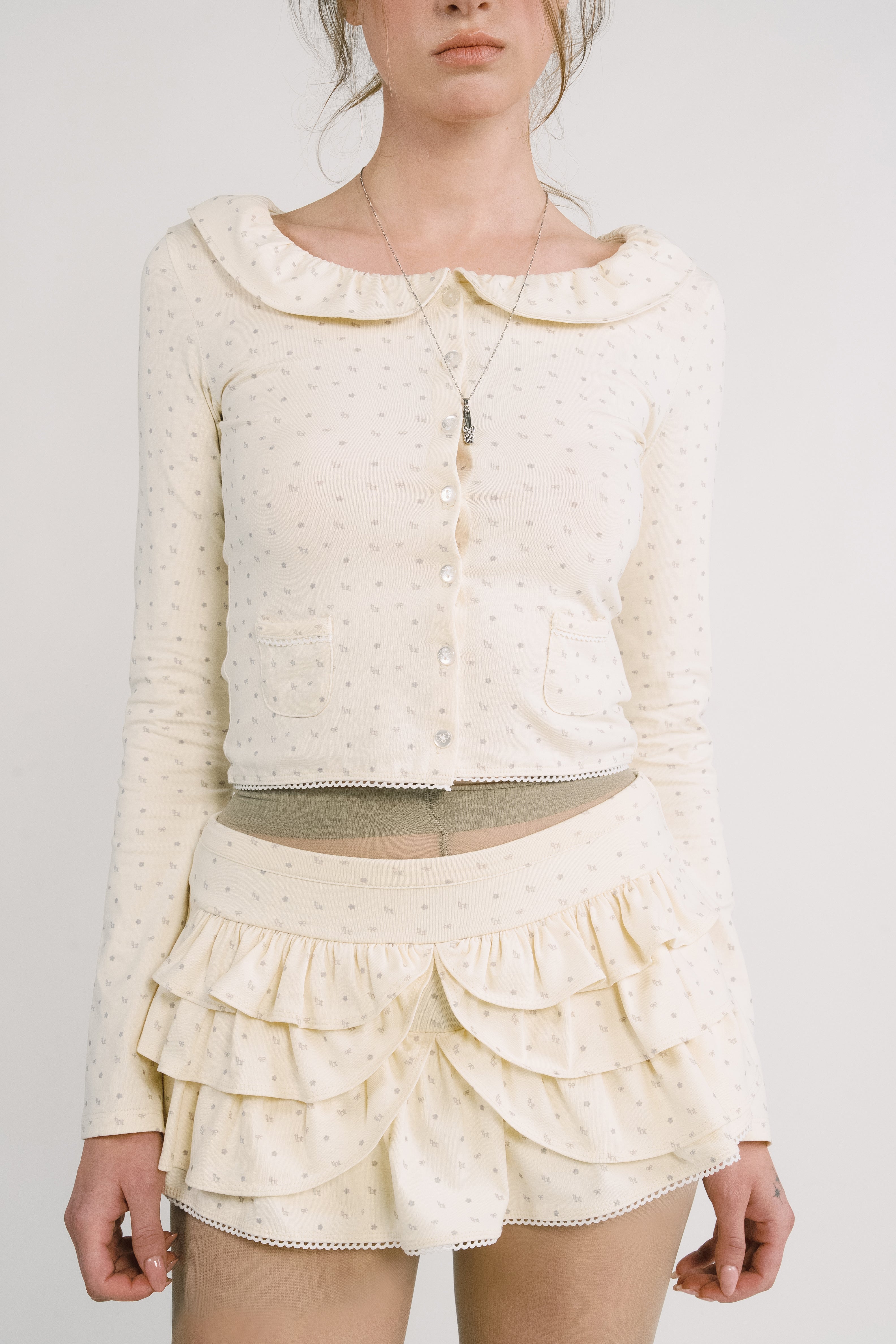 [releasing 12.09 12pm KST] Lolly picot cardigan - threetimes