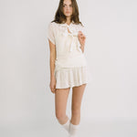 [releasing 12.09 12pm KST] Ribbon bouquet skirt - threetimes