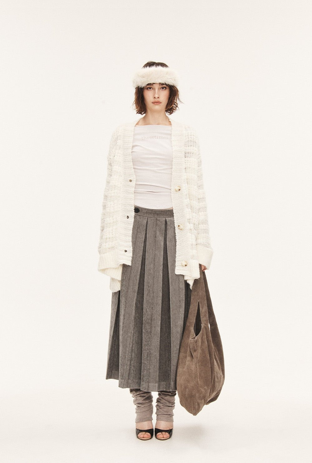 [releasing 09.18 12pm KST] Classic pleats skirt - threetimes