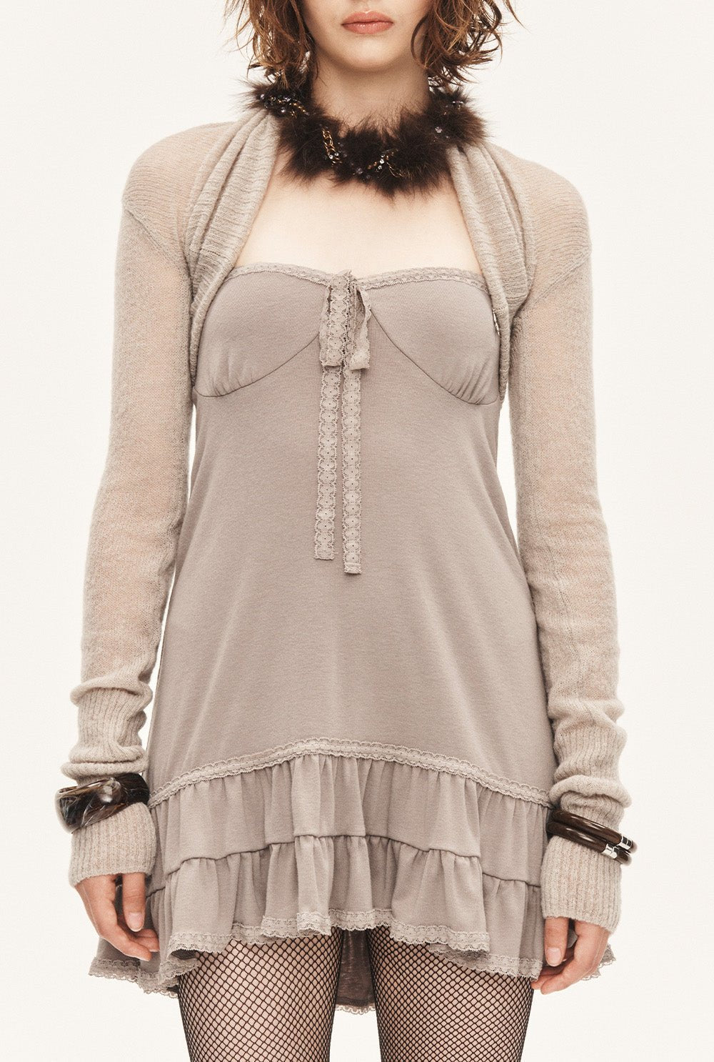 [releasing 09.18 12pm KST] Angel shawl bolero - threetimes